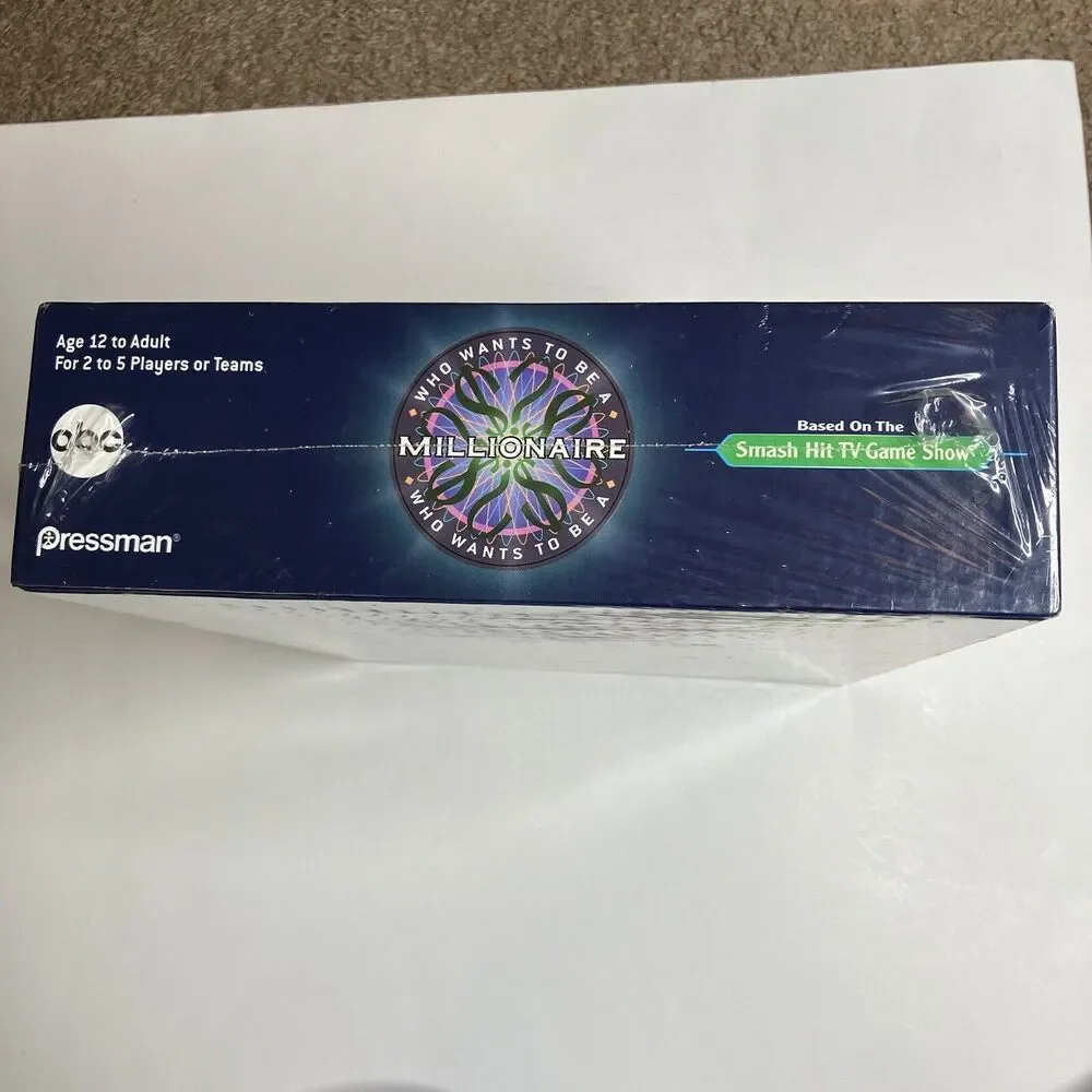 WHO WANTS TO BE A MILLIONAIRE 2000 Pressman FAMILY BOARD GAME Sealed New